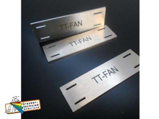 RVS tag plates graveren, geschikt voor tiewrap